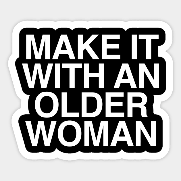 OLDER WOMAN Sticker by TheCosmicTradingPost